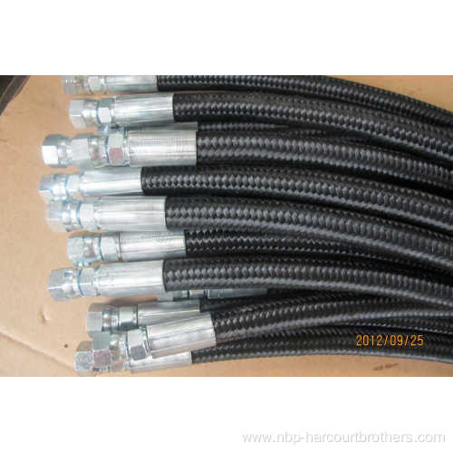 Hydraulic hose Adapter High Pressure Rubber Hose Assembly Hydraulic Hose Fitting